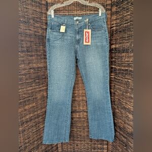 NWT Levi's 515 Women's Mid Rise Bootcut Blue Jeans Size 12 Western